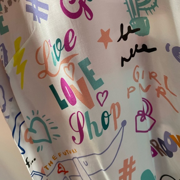 John Mark Multicolor Swirl Button-Up Shirt SZ 1X NWT - Picture 4 of 7